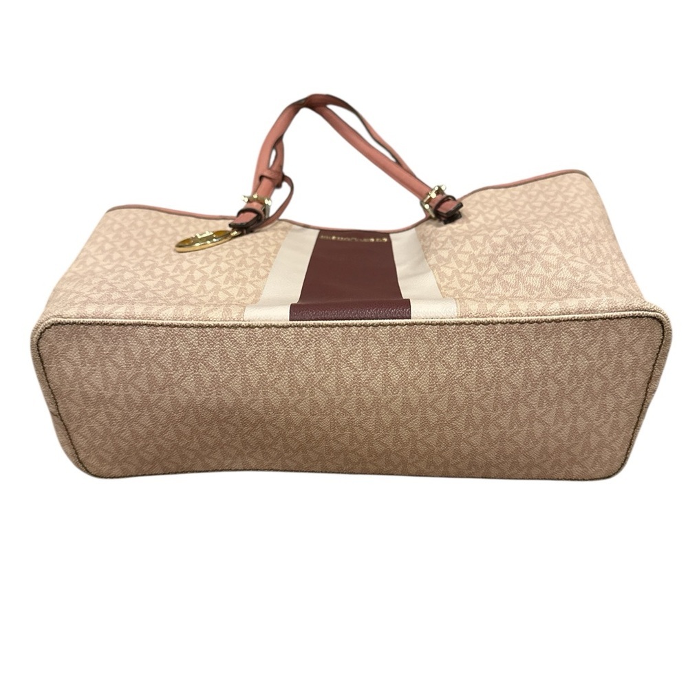Michael Kors pink and Burgundy Tote Bag - Picture 2 of 5